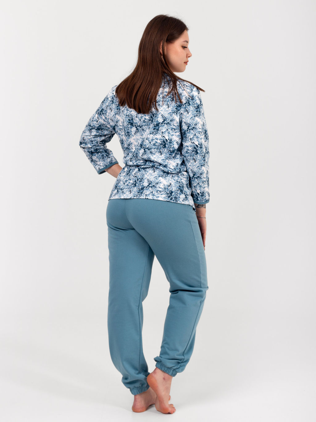 Костюм женский футер 2-х нитка начёс МАДИНА ИНДИГО - Domtrik фото 11