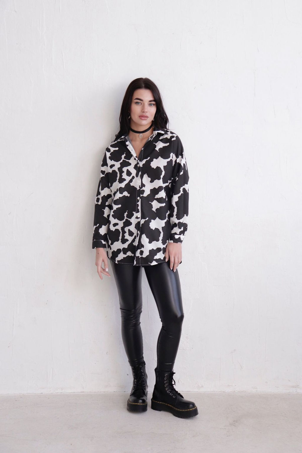 Рубашка удлинённая свободного силуэта - Martichelli фото 3