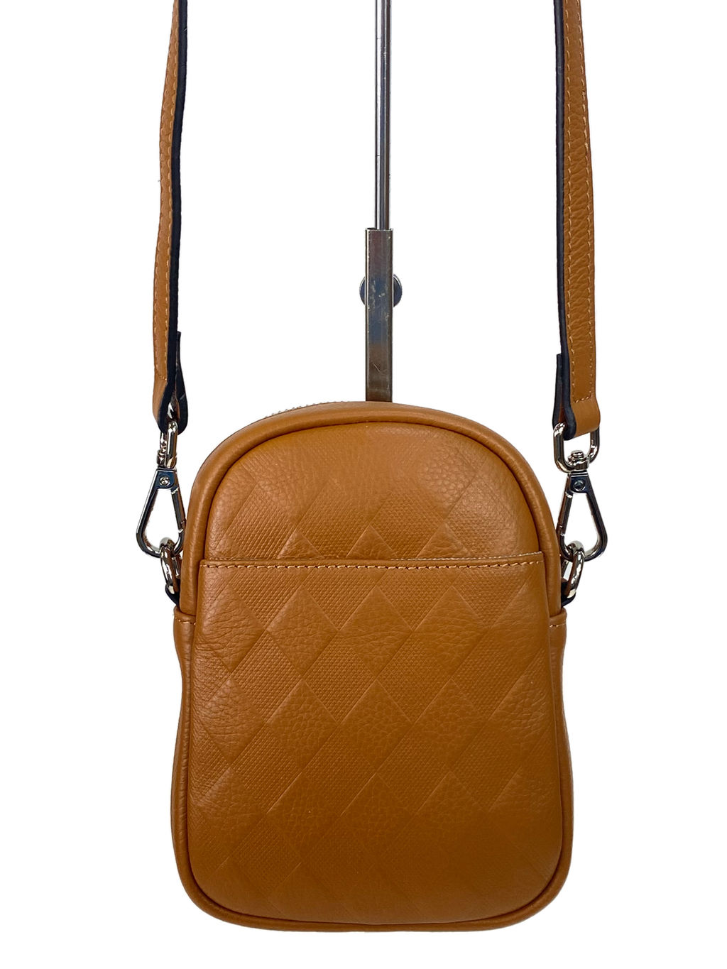 Женская сумка из натуральной кожи цвет рыжий - Greta фото 2