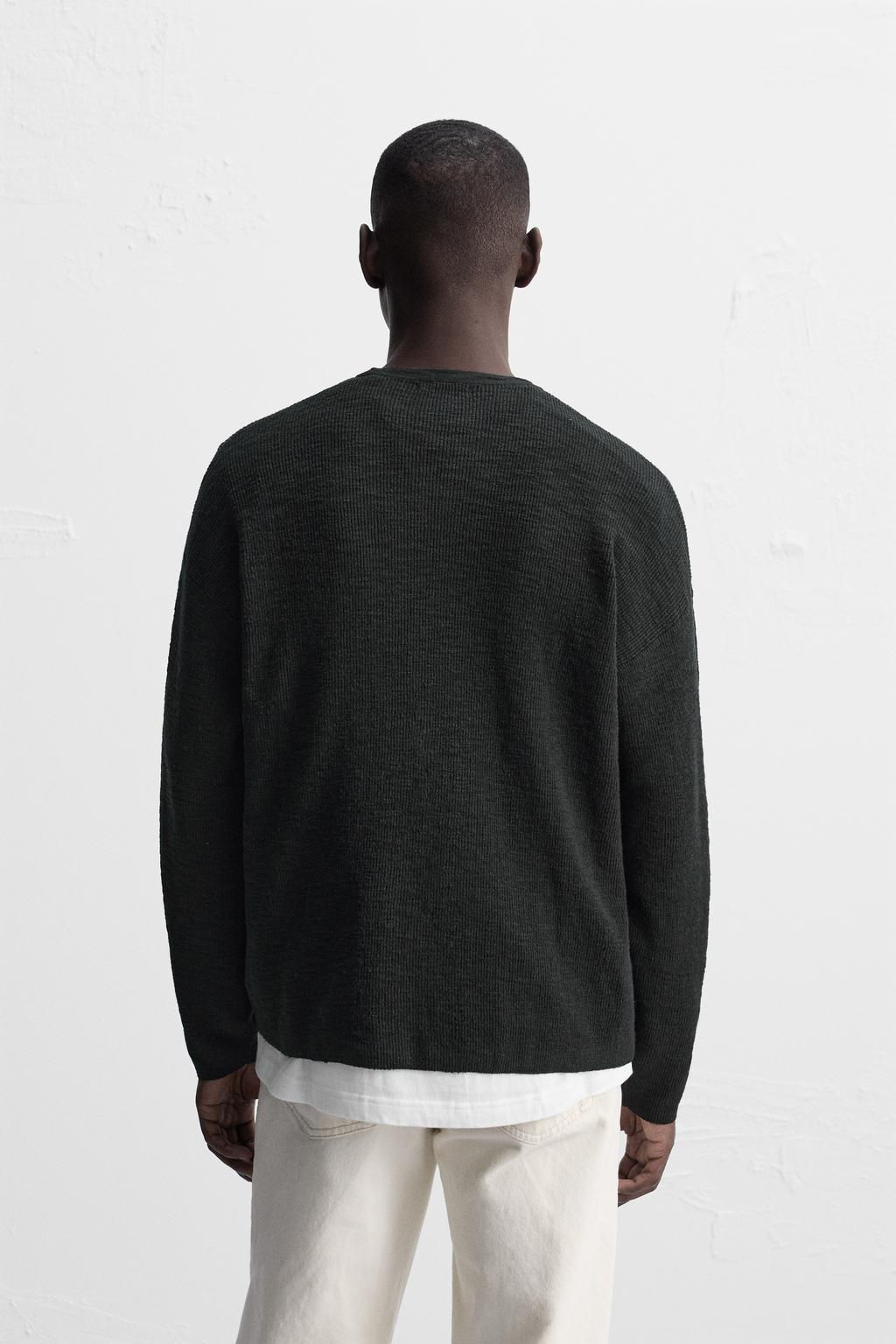 RUSTIC TEXTURED SWEATER - Zara фото 12