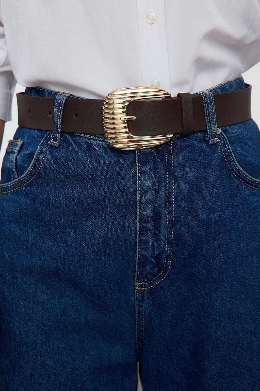 Siyah-Kahverengi Tokal? 2li Paket Deri Gorunumlu TWOAW25KE00005