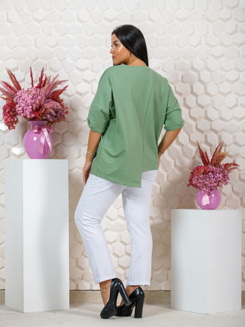 764 Туника "олива"