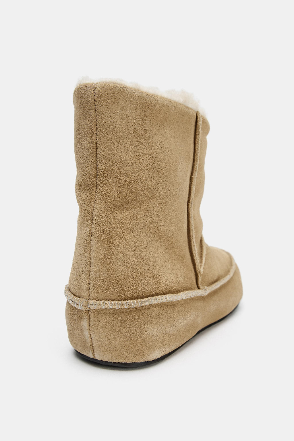 SOFT LEATHER ANKLE BOOTS - Zara фото 5