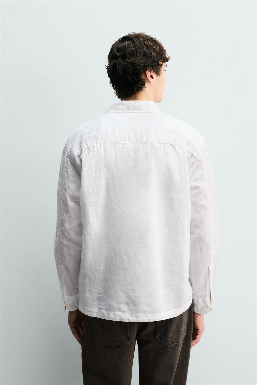LINEN/COTTON POLO SHIRT