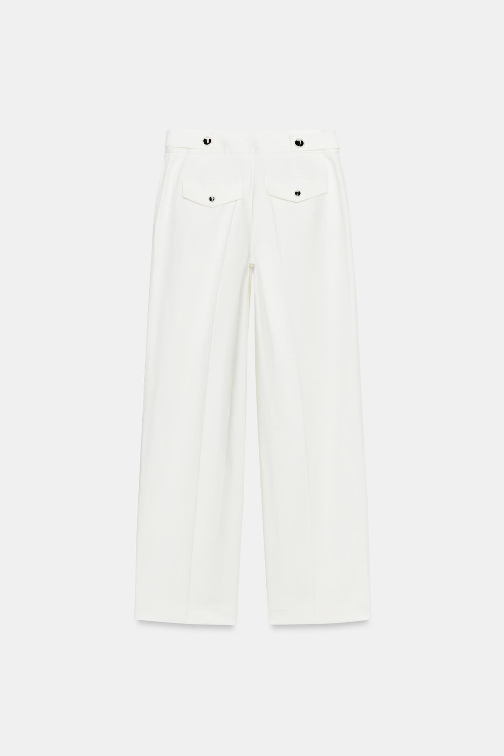 PANTAL?N BOTONES MET?LICOS / Crudo - Zara фото 8