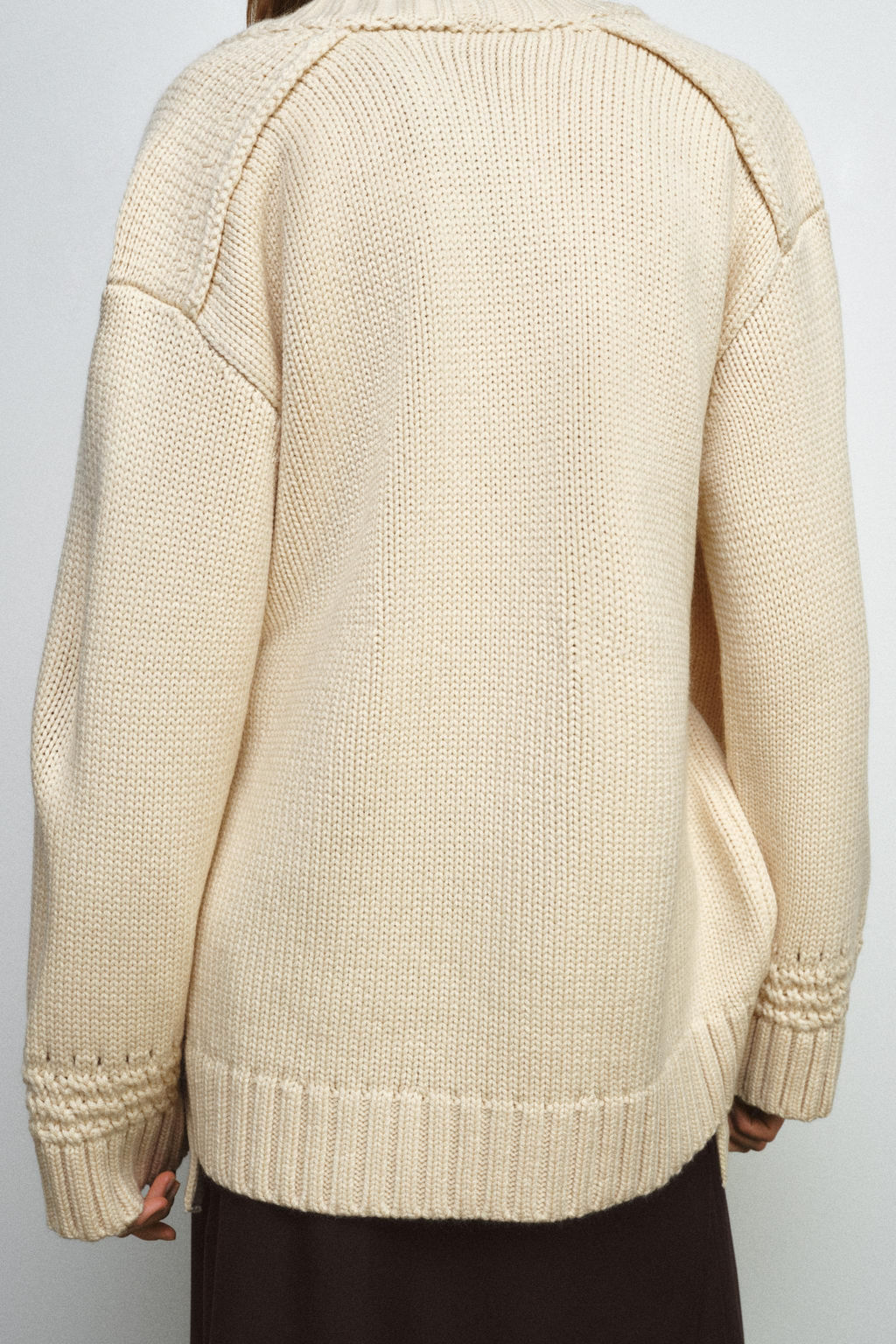 WRAP KNIT KIMONO CARDIGAN - Zara фото 3