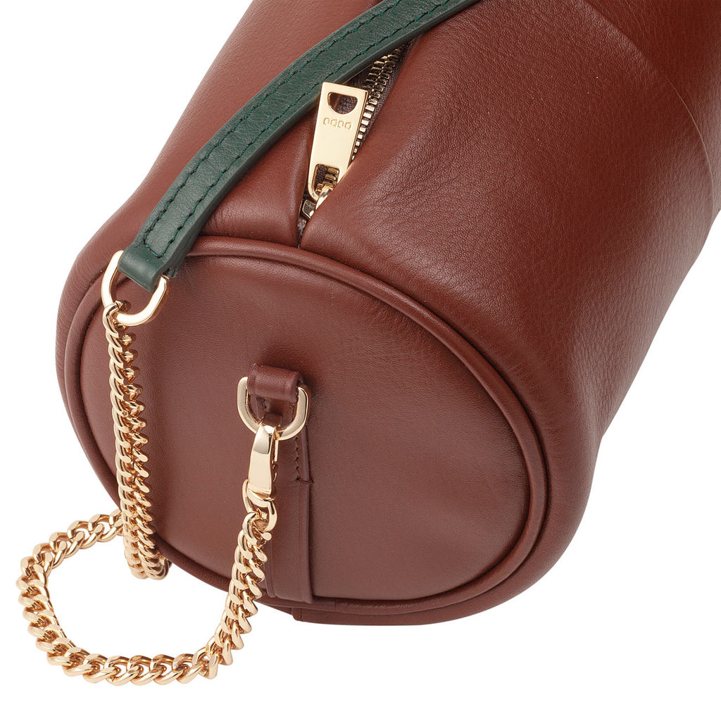 Итальянская кожаная сумка DuDu Bags серии Abigail | шоколадный - Dudubags фото 5