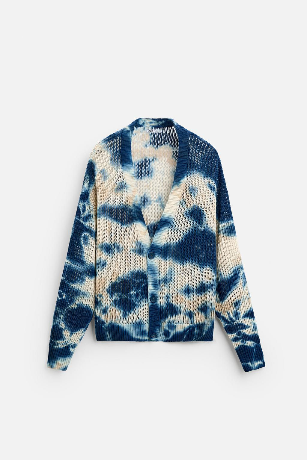 TIE-DYE PRINT CARDIGAN - Zara фото 6