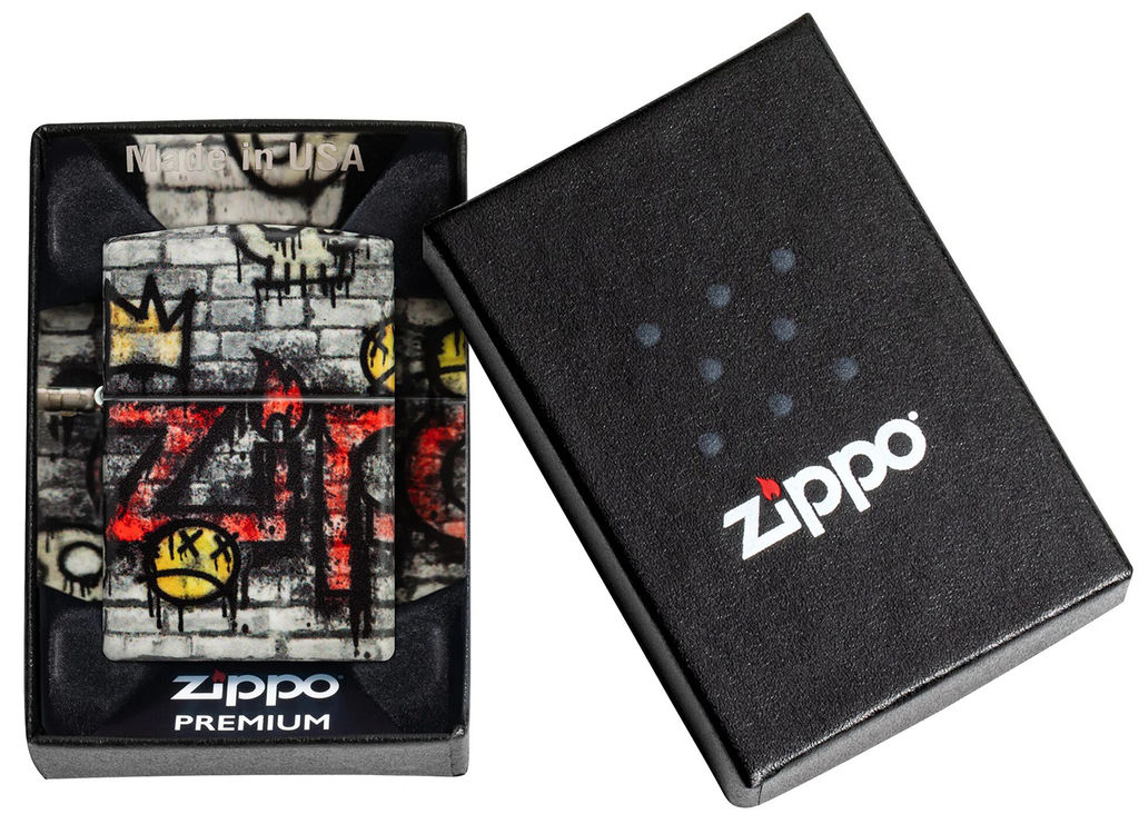 Зажигалка ZIPPO Король граффити | Graffiti King 46282  фото 10