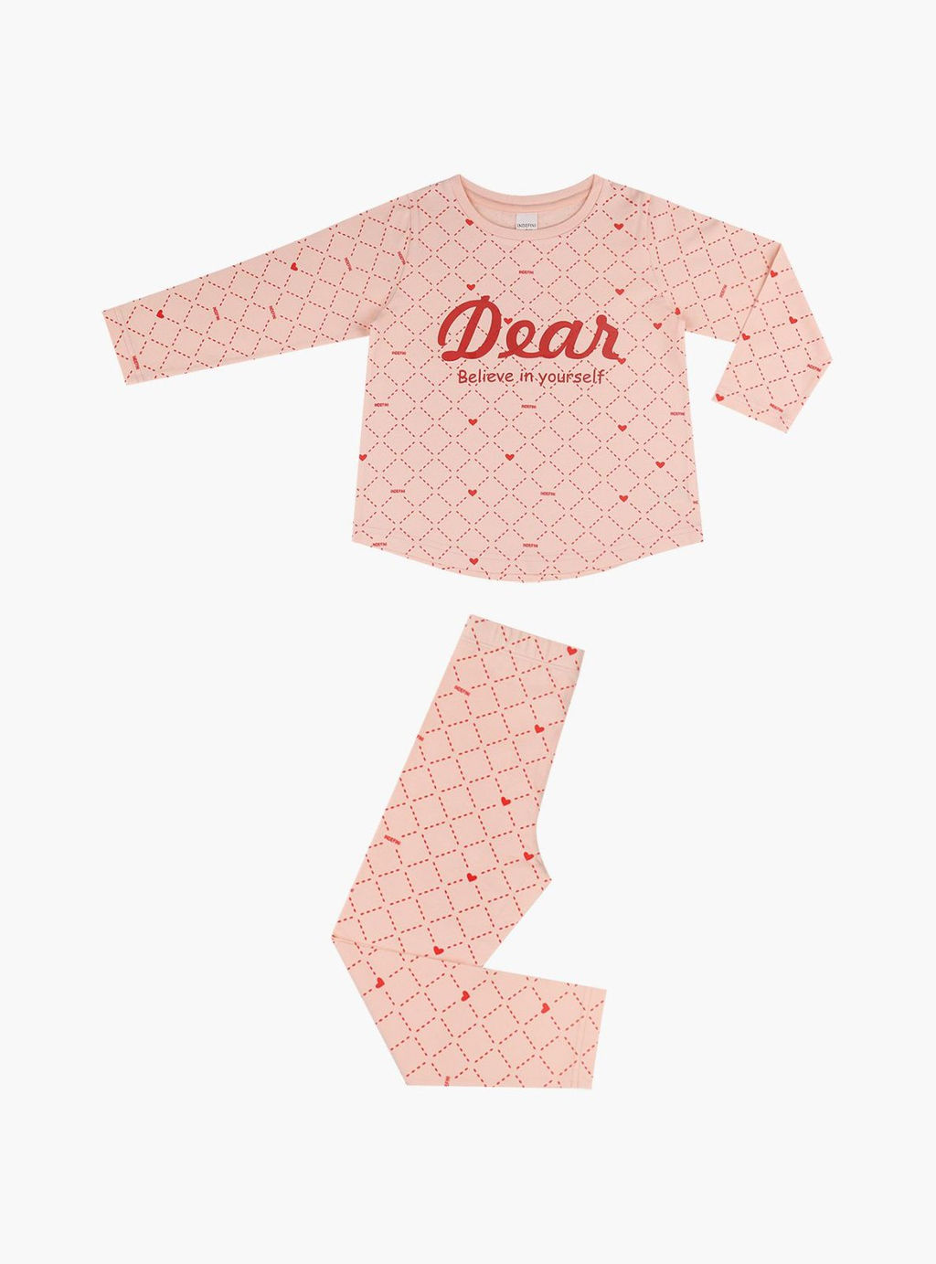 Детская пижама для девочек Indefini (Арт.3280GTC)