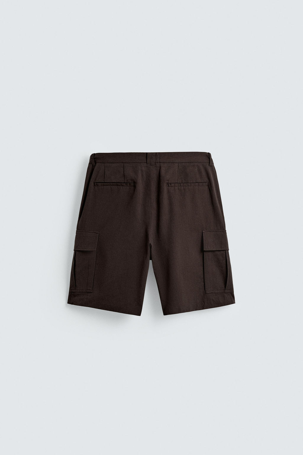 LYOCELL-COTTON CARGO BERMUDA SHORTS - Zara фото 8