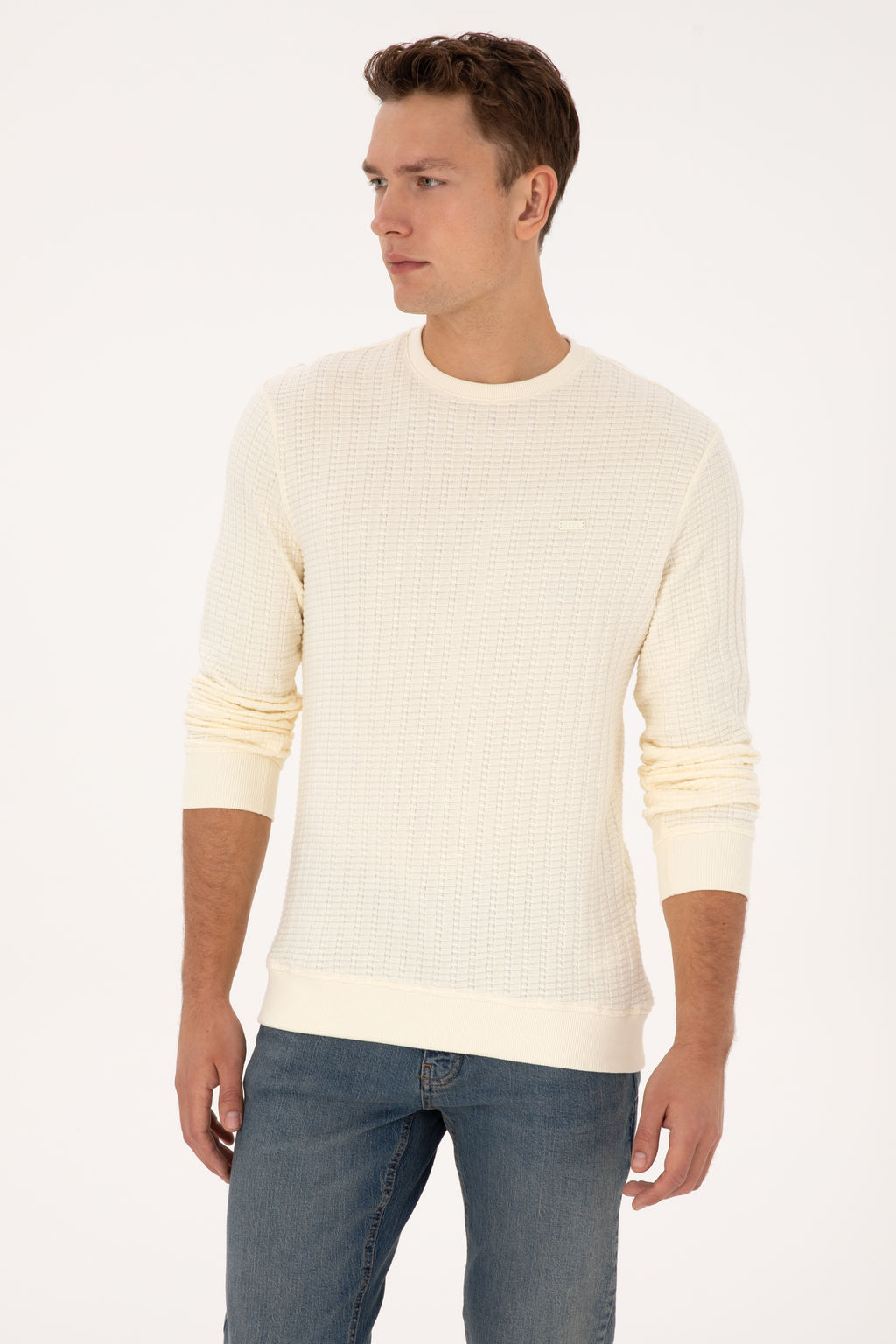 Erkek Krem Sweatshirt - U.s. polo assn фото 10