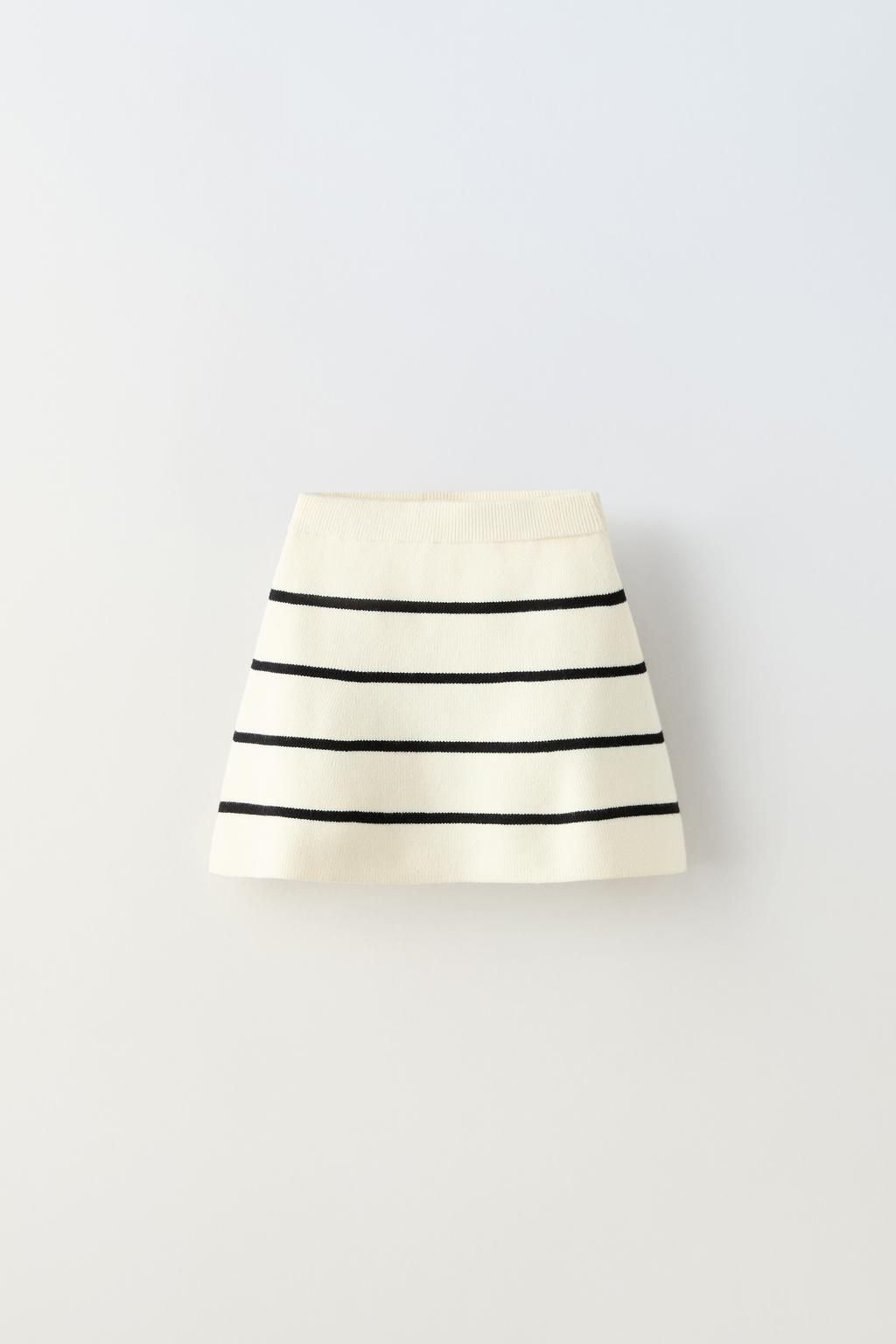 STRIPED KNIT SKIRT - Zara фото 3