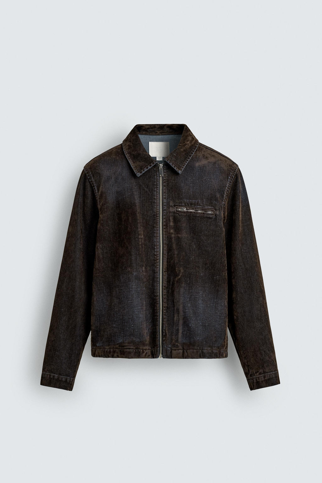 FLOCKED VELVET JACKET - Zara фото 5