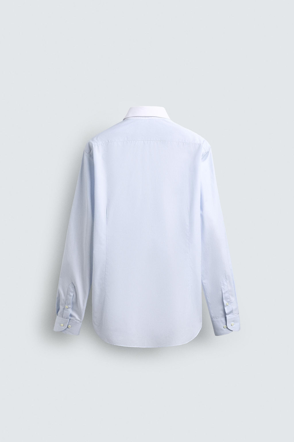 CAMISA SLIM FIT CUELLO CONTRASTE / rayas - Zara фото 7