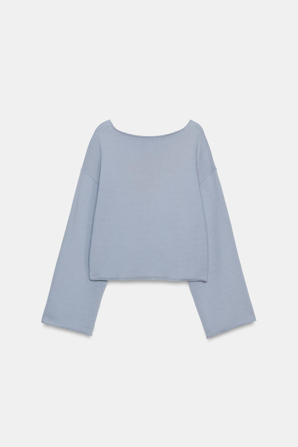 SUDADERA CUELLO BARCO / Azul / Gris - Zara фото 5