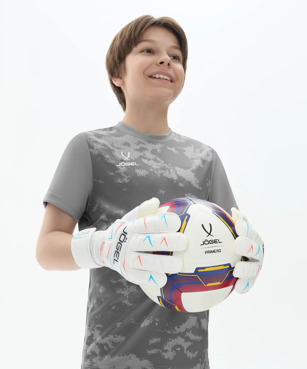 Перчатки вратарские JOGEL Legend SL3 Roll Flat, белый  фото 8