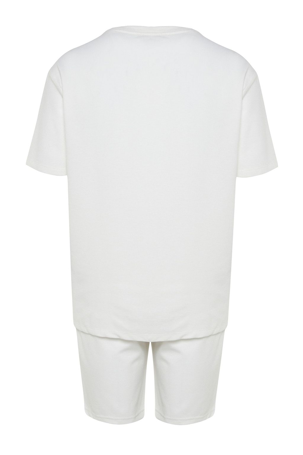 TRENDYOL MAN Mavi Regular Fit Waffle Sortlu Pijama Tak?m? TMNSS23PT00032 - Trendyolmilla фото 24