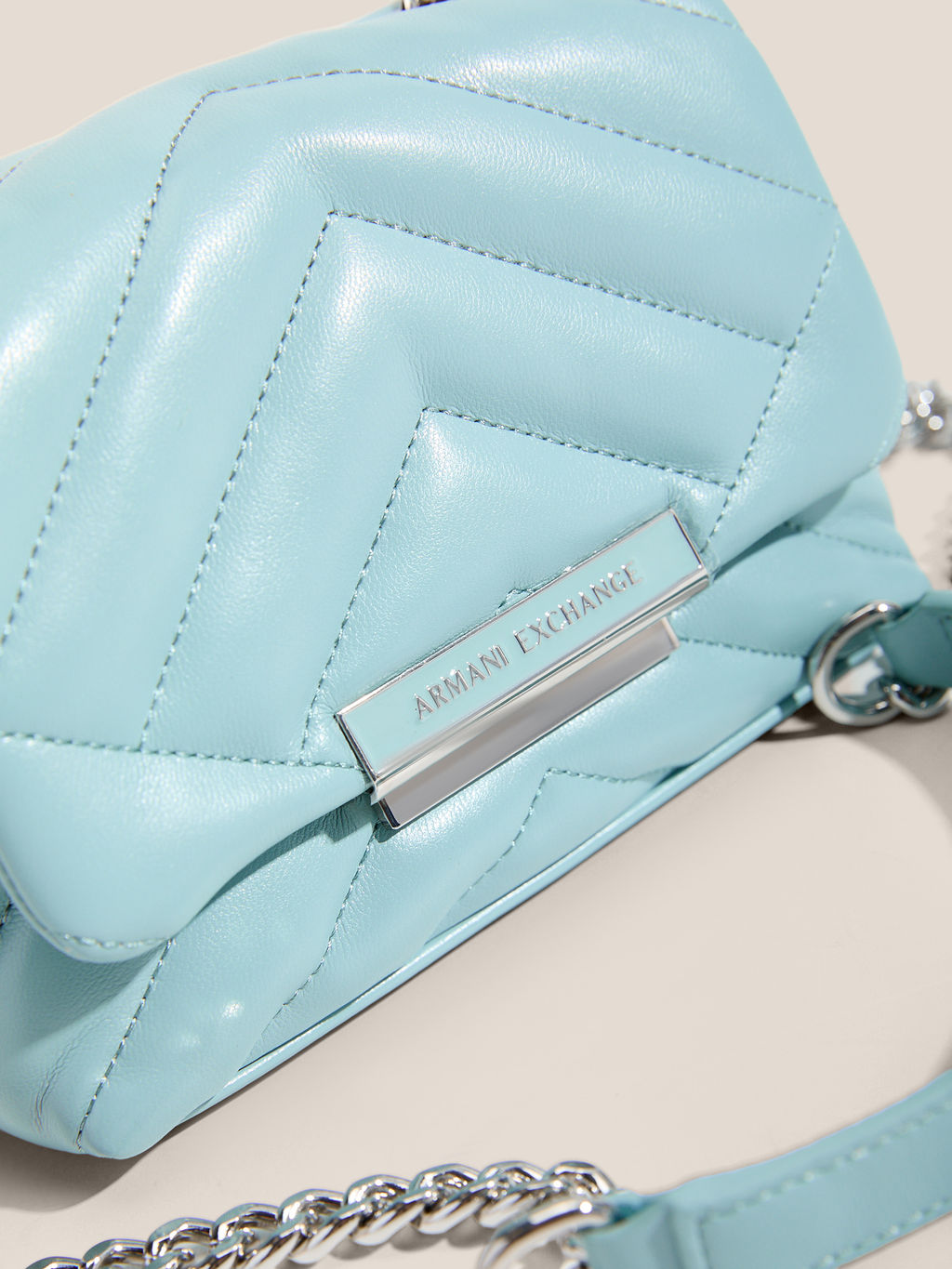 Кросс-боди ARMANI EXCHANGE VICTORIA Артикул 4361880, светло-голубой  фото 2