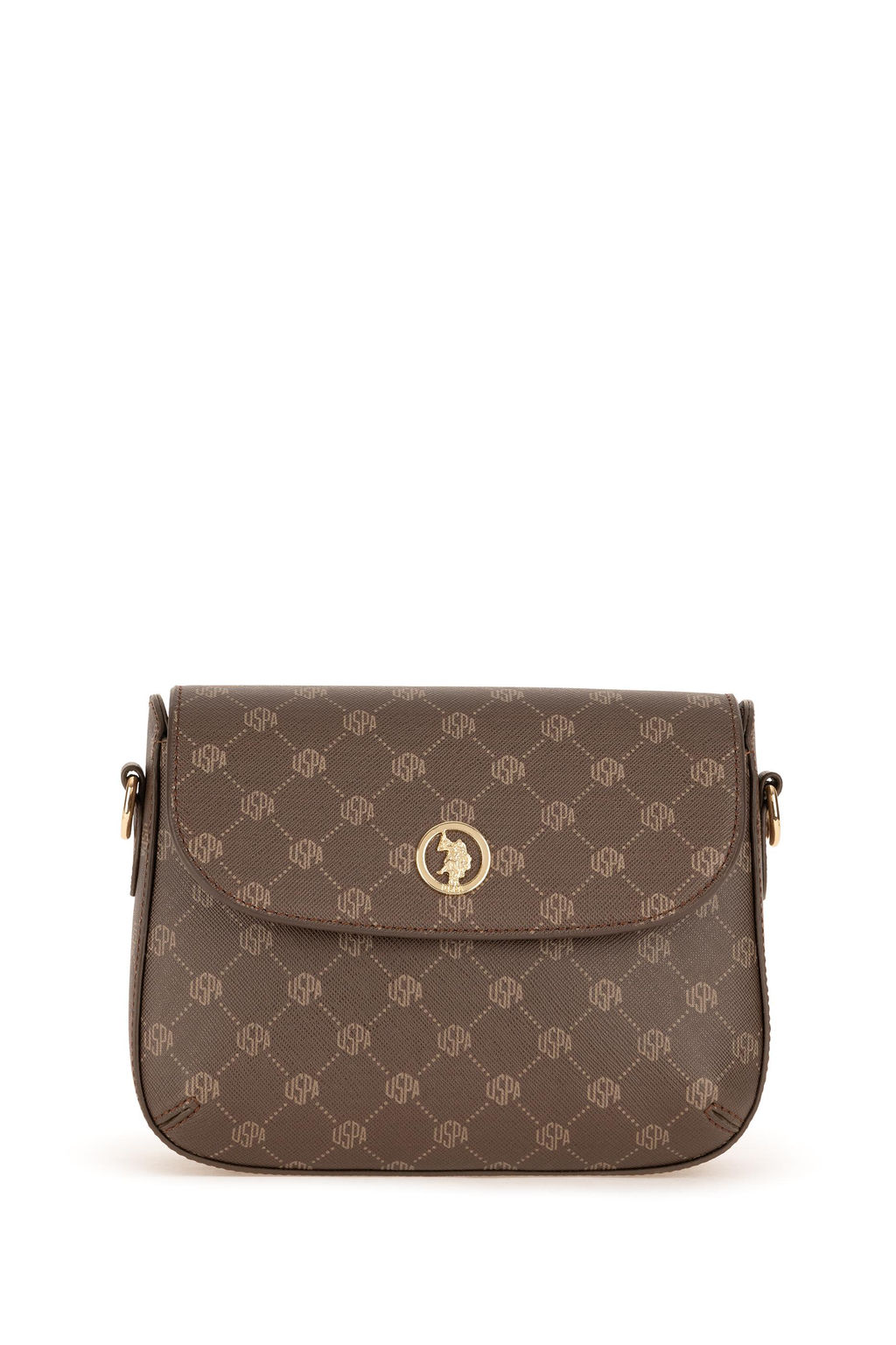 Женская коричневая сумка через плечо Неожиданная скидка в корзине - U.s. polo assn фото 3
