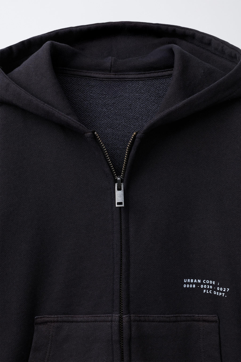 SUDADERA CREMALLERA GARMENT DYE / Gris medio - Zara фото 5