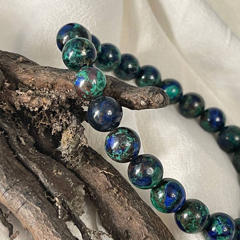 Браслет из Азурмалахита 18,5 см