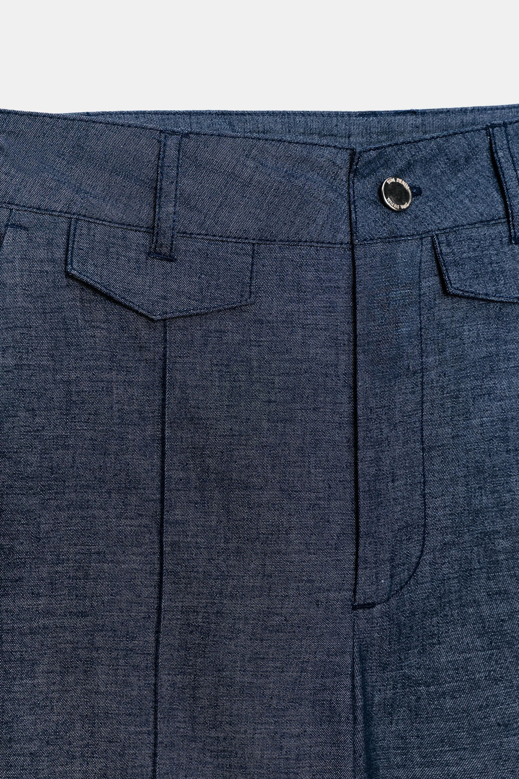 PANTAL?N CULOTTE CON LINO / Azul - Zara фото 8