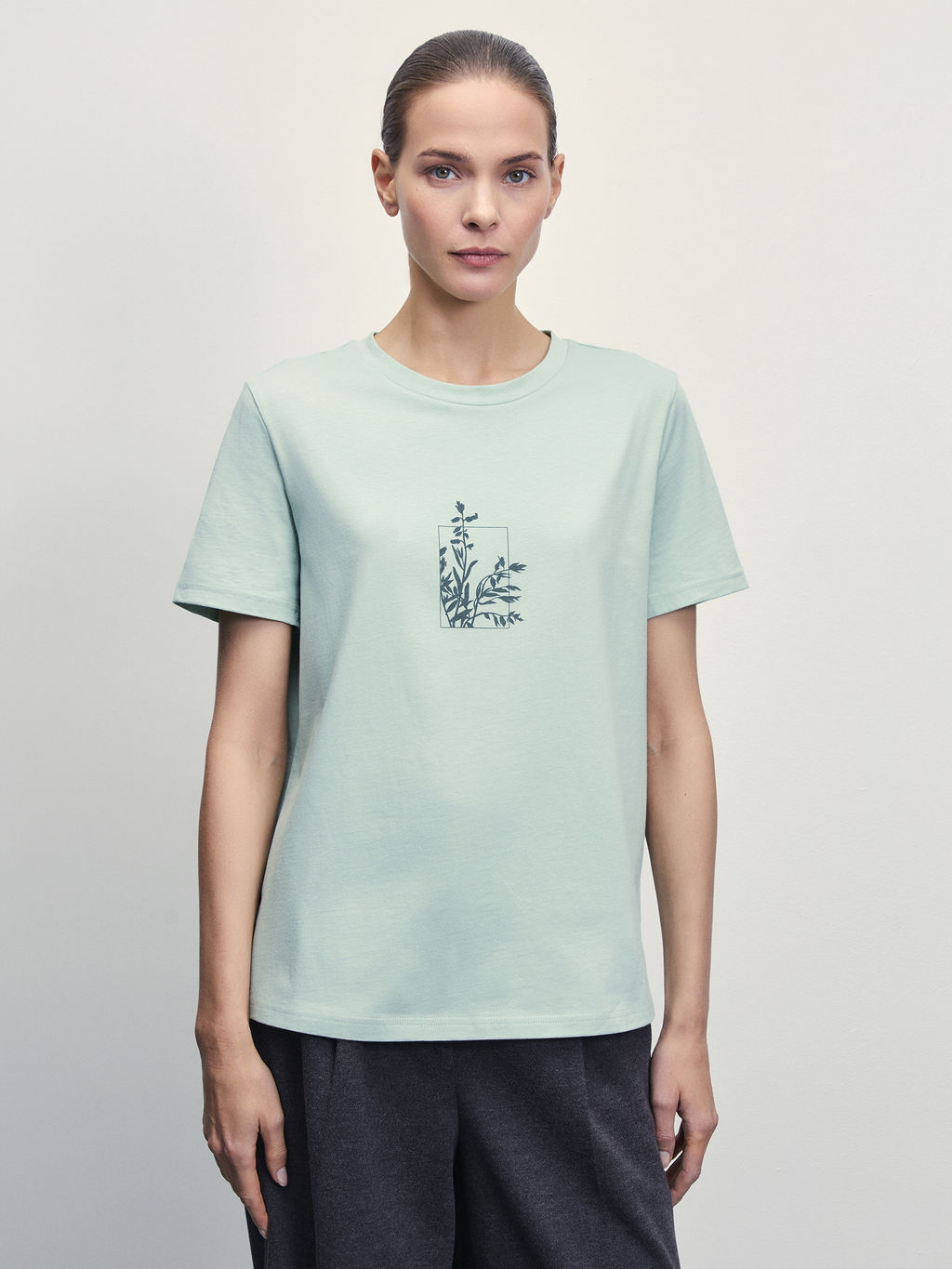 Футболка из хлопка / Zarina  фото 3