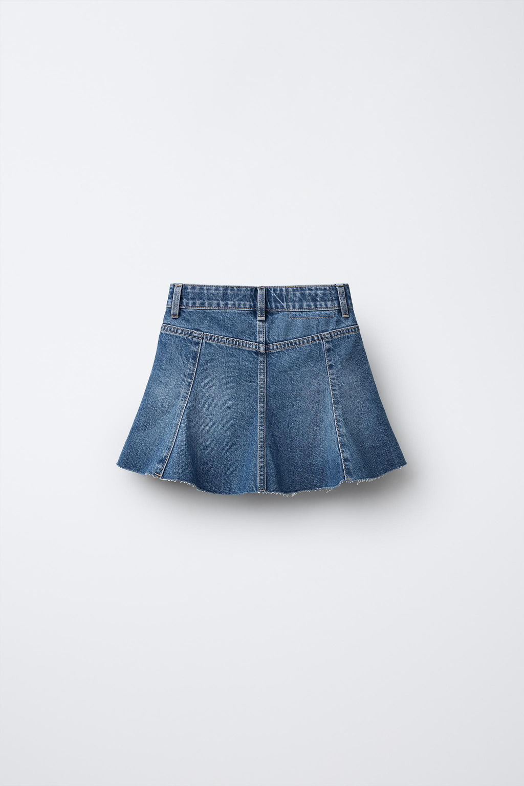 FRAYED DENIM SKIRT - Zara фото 2