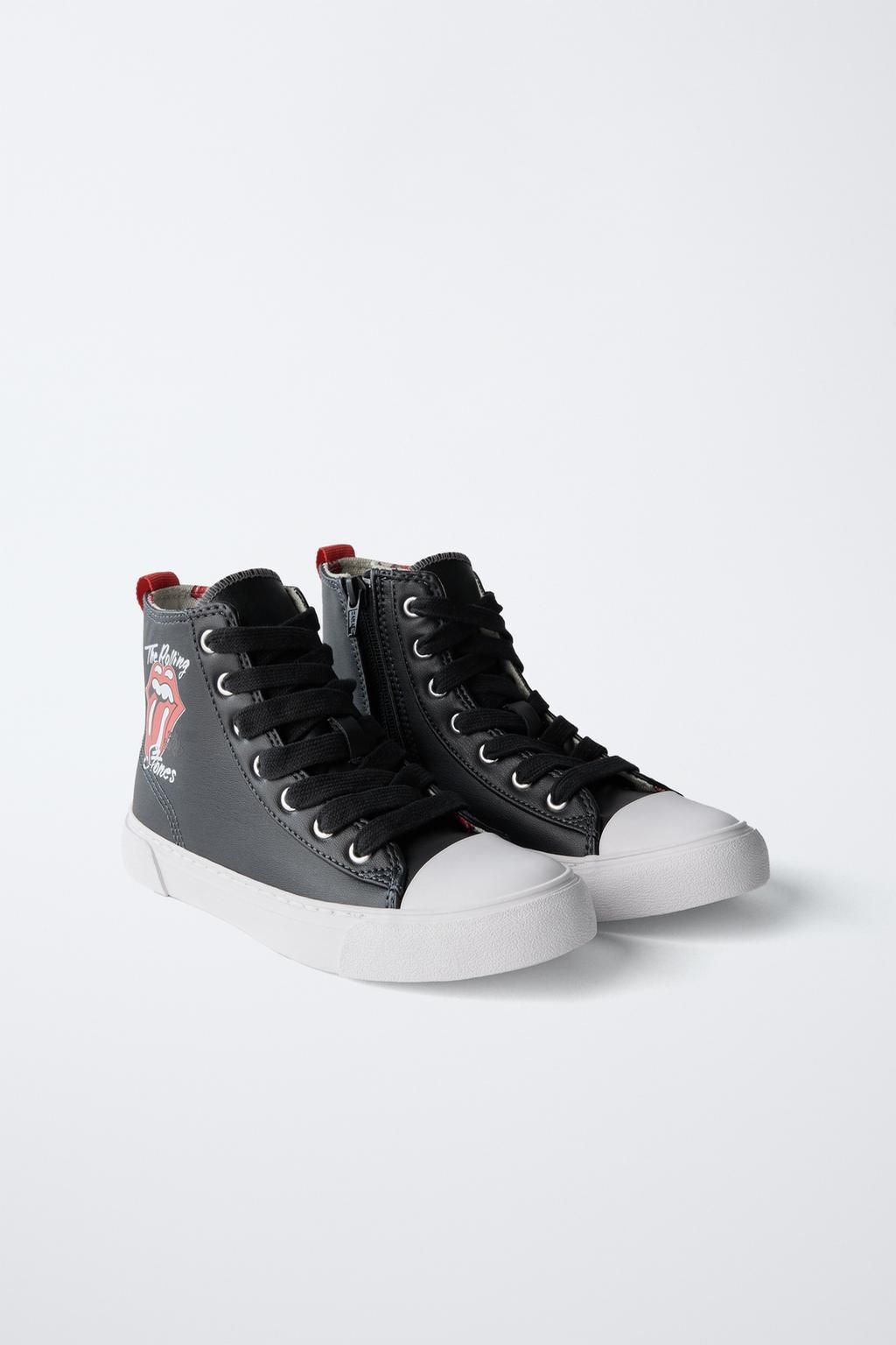 ROLLING STONES  HIGH-TOP SNEAKERS - Zara фото 2