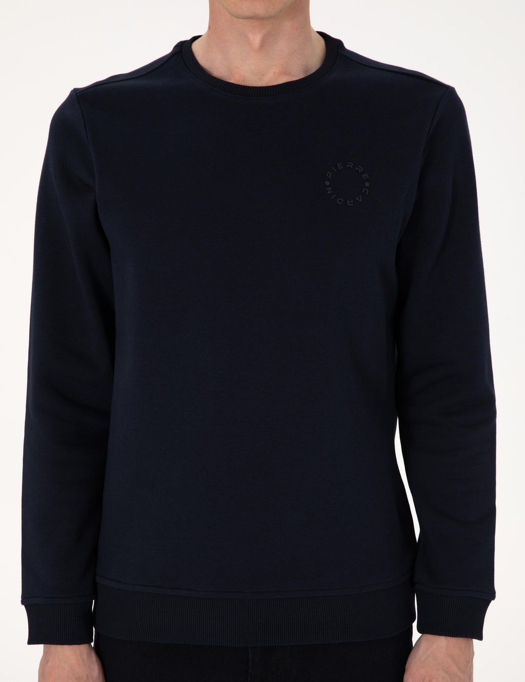 Lacivert 3 _plik Regular Fit Bisiklet Yaka Basic Sweatshirt - Pierre cardin фото 6