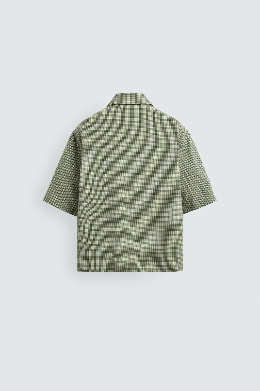 BOXY FIT CHECK SHIRT - Zara фото 8