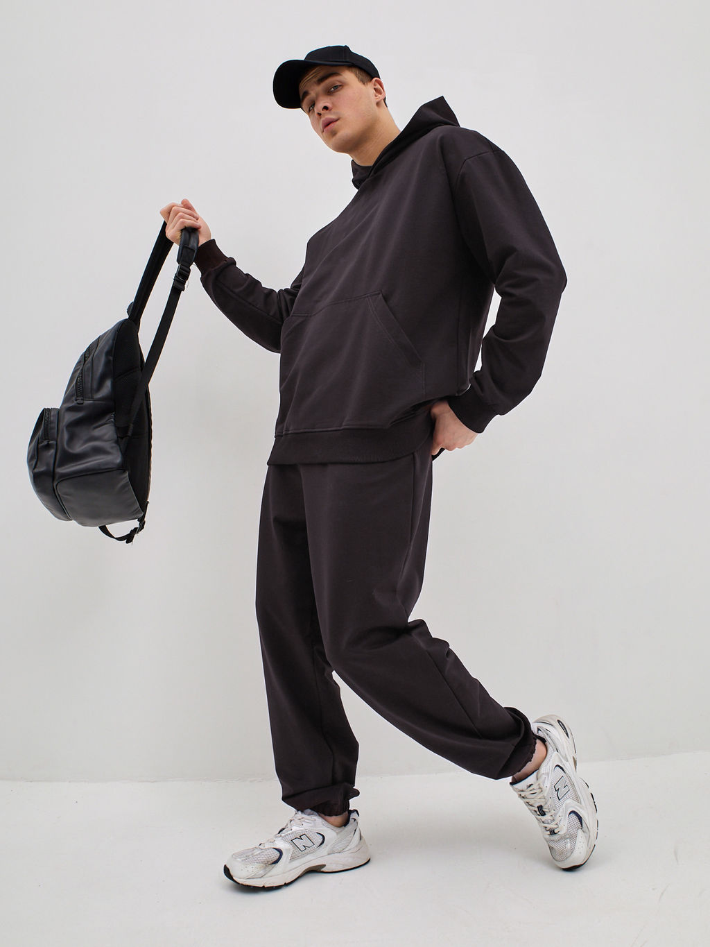 Костюм мужской футер 2-х нитка РОДОС ГРАФИТ