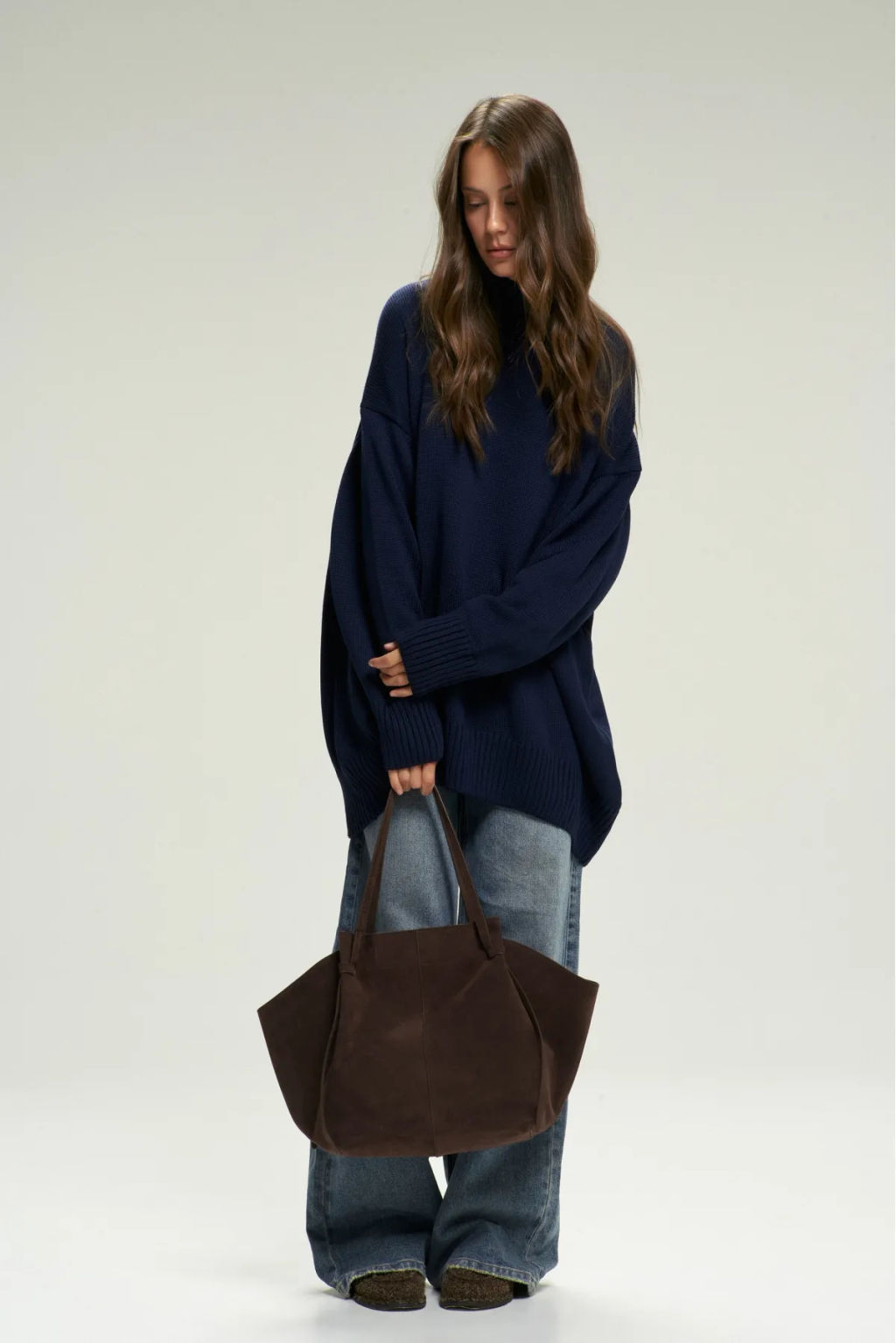 Свитер Oversized Dark Blue - Erist store фото 2