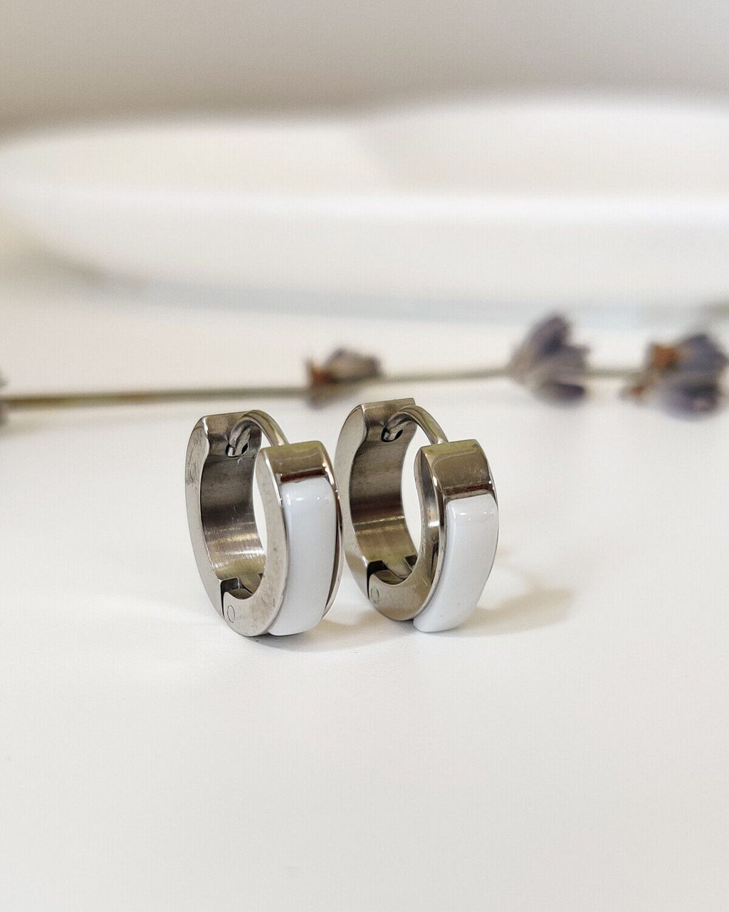 Серьги с керамикой