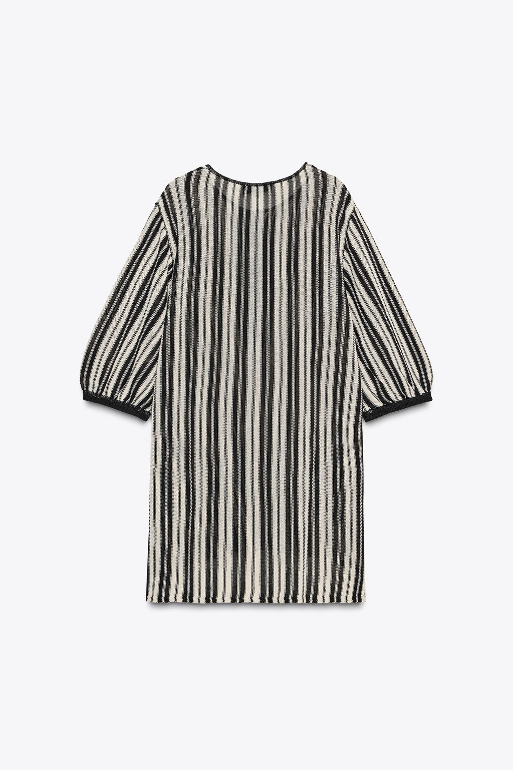 STRIPED KNIT TOP WITH LINEN - Zara фото 13