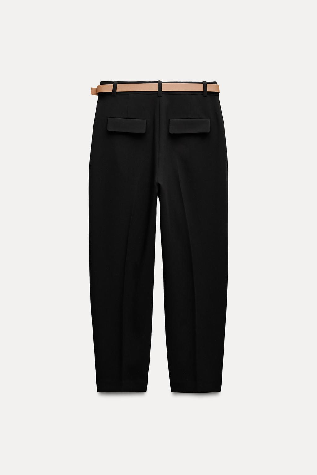 DARTED TROUSERS WITH BELT - Zara фото 14