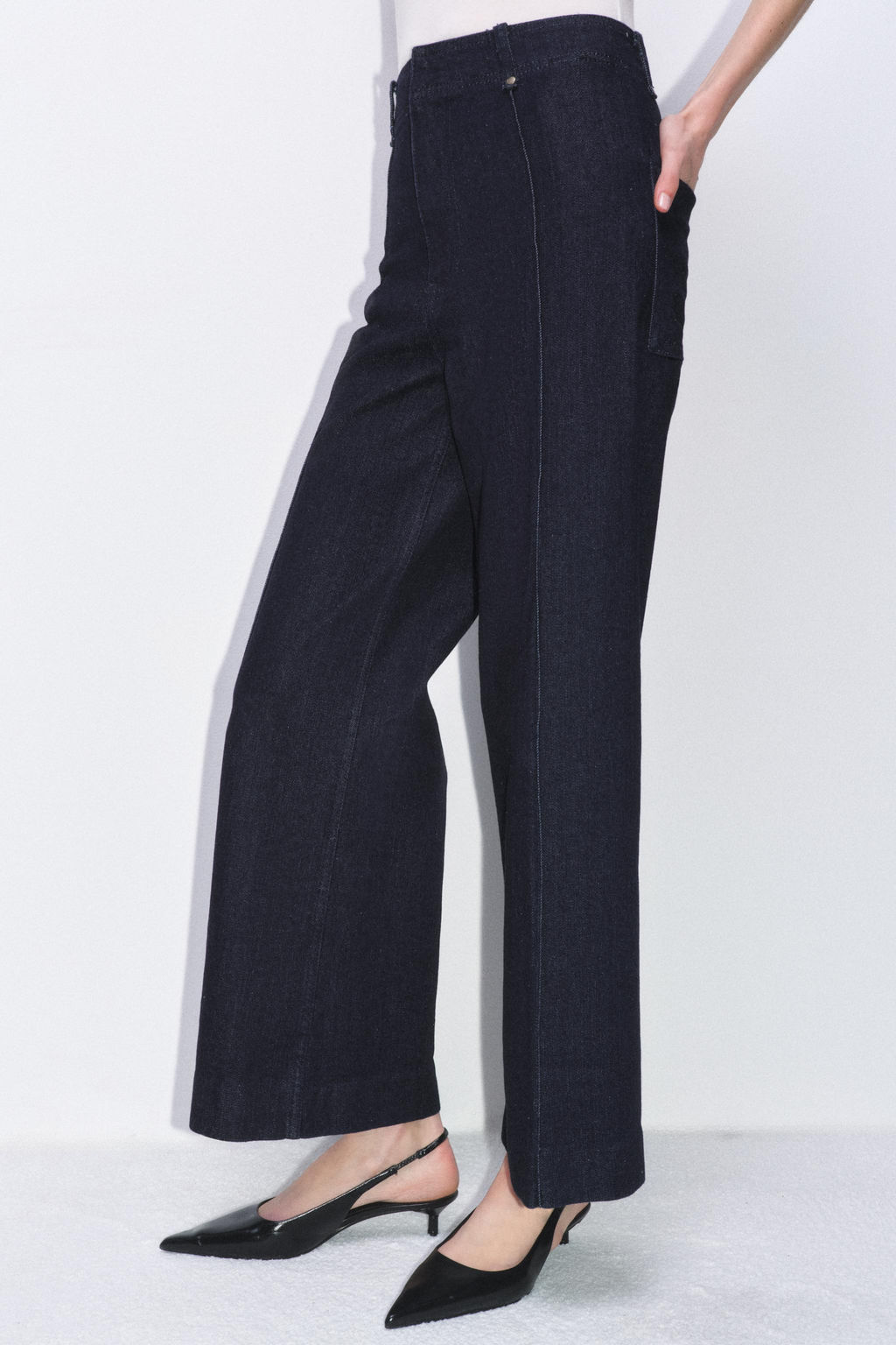 ZW COLLECTION WIDE-LEG HIGH-WAIST JEANS - Zara фото 63