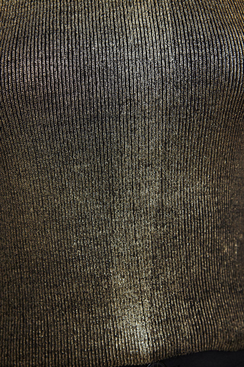 Alt?n Crop Varak Bisiklet YakaTriko Kazak TWOAW25KZ00267 - Trendyolmilla фото 4