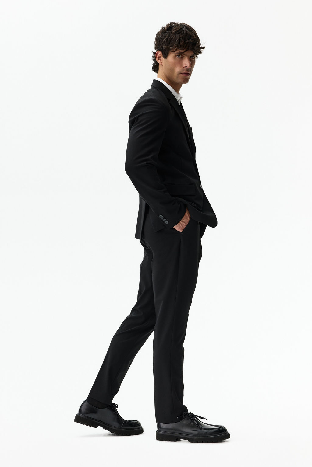 Americana de traje Wrinkle-resistant Slim Fit - H&m фото 8