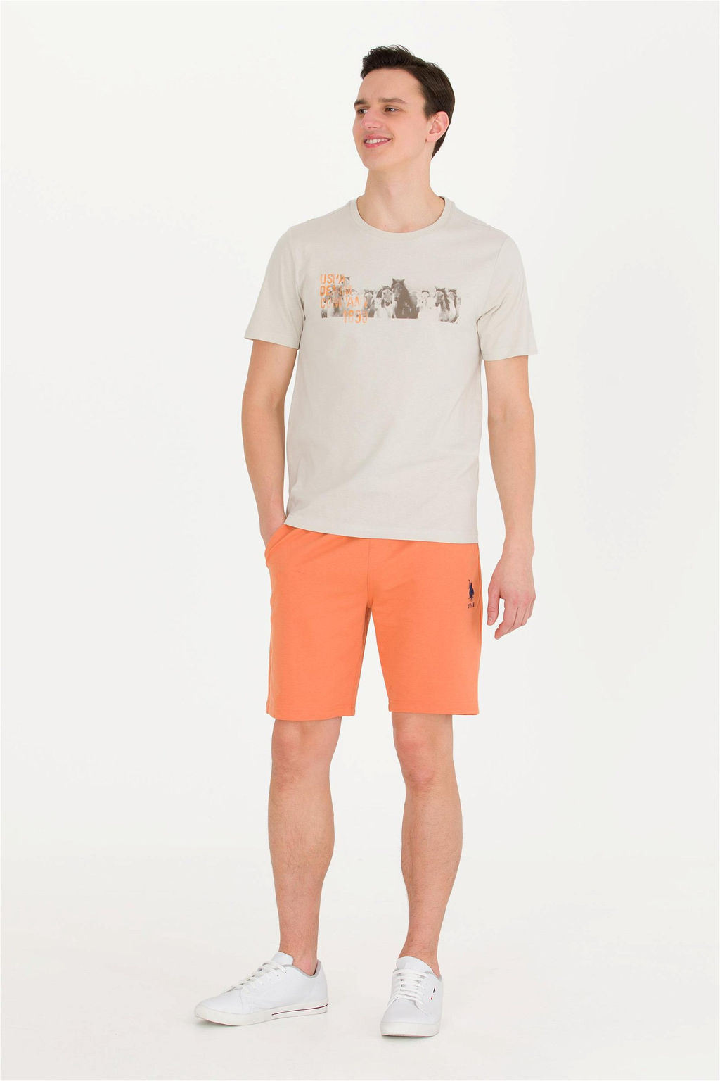 Мужская футболка с круглым вырезом Stone Stone - U.s. polo assn фото 10