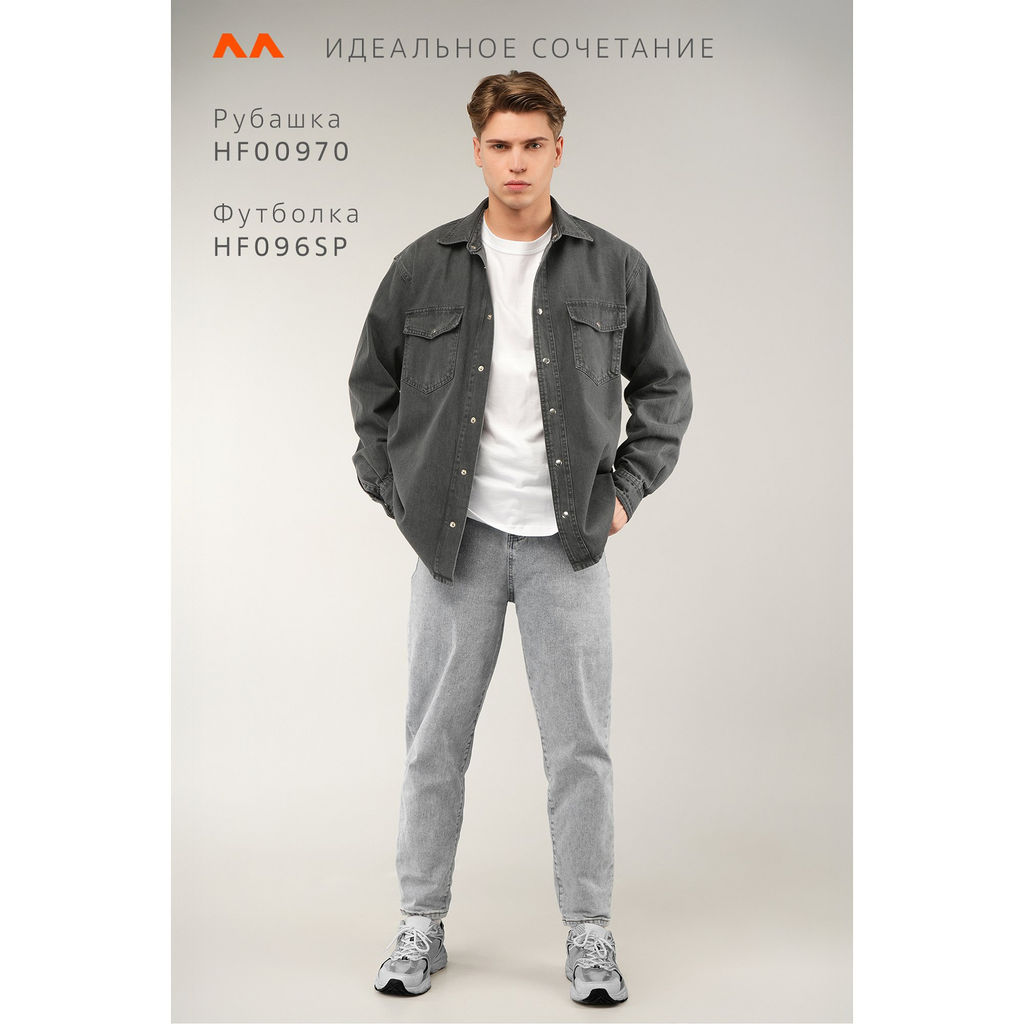 Мужская джинсовая рубашка Happyfox - Happy fox фото 10