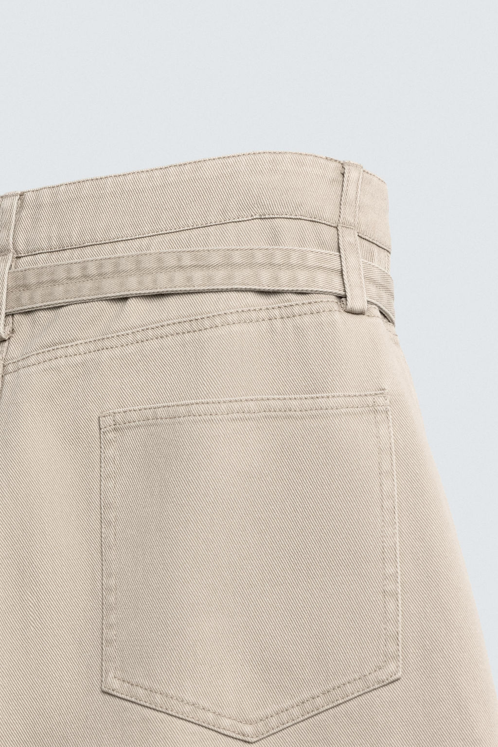 BELTED WIDE-LEG BALLOON FIT TROUSERS - Zara фото 11