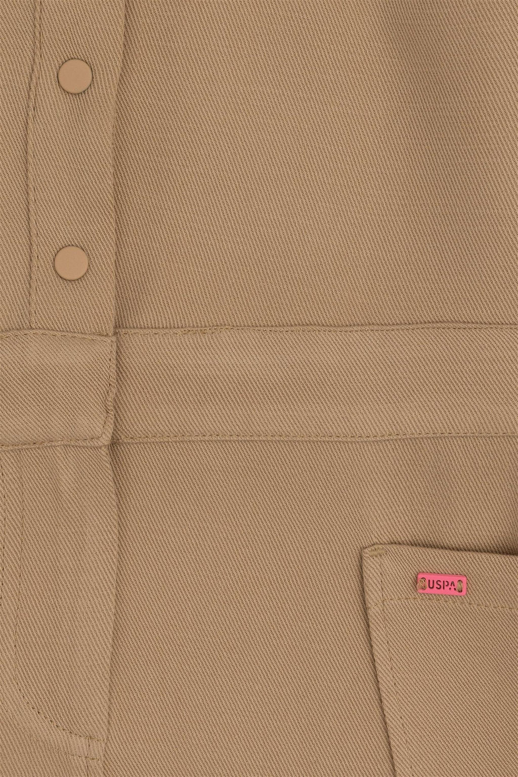 Платье из песочной ткани для девочки - U.s. polo assn фото 4