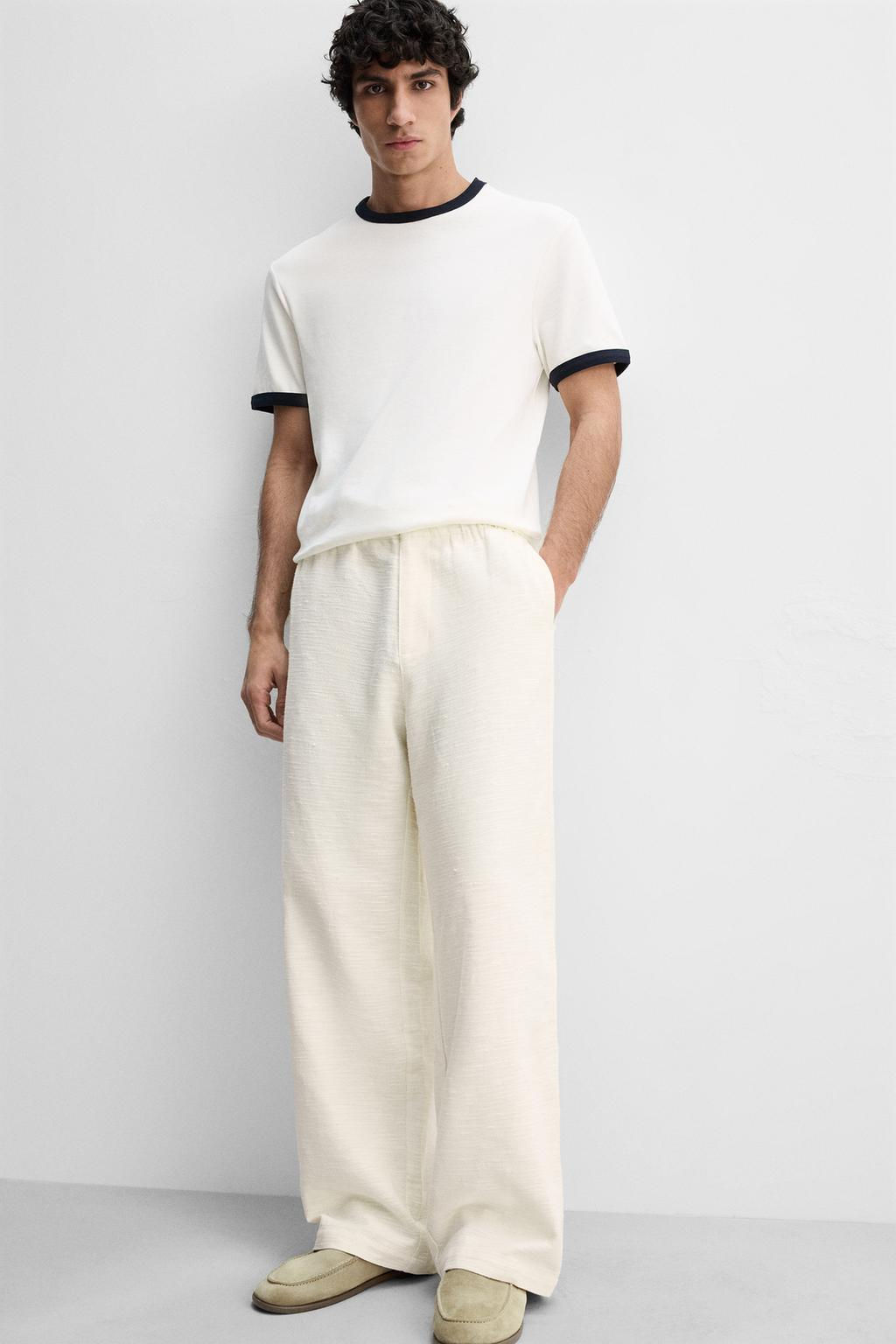 TEXTURED TROUSERS - Zara фото 6