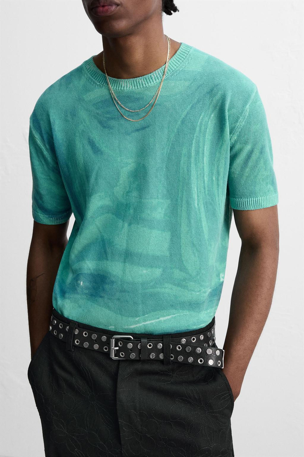 GRAPHIC PRINT KNIT T-SHIRT  OTIS KWAME KYE QUAICOE - Zara фото 6