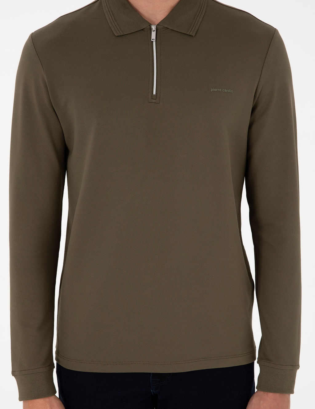 Koyu Haki Regular Fit Sweatshirt - Pierre cardin фото 6