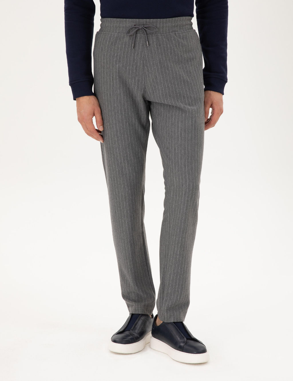 Спортивные брюки Pierre Cardin Slim Fit антрацит меланж