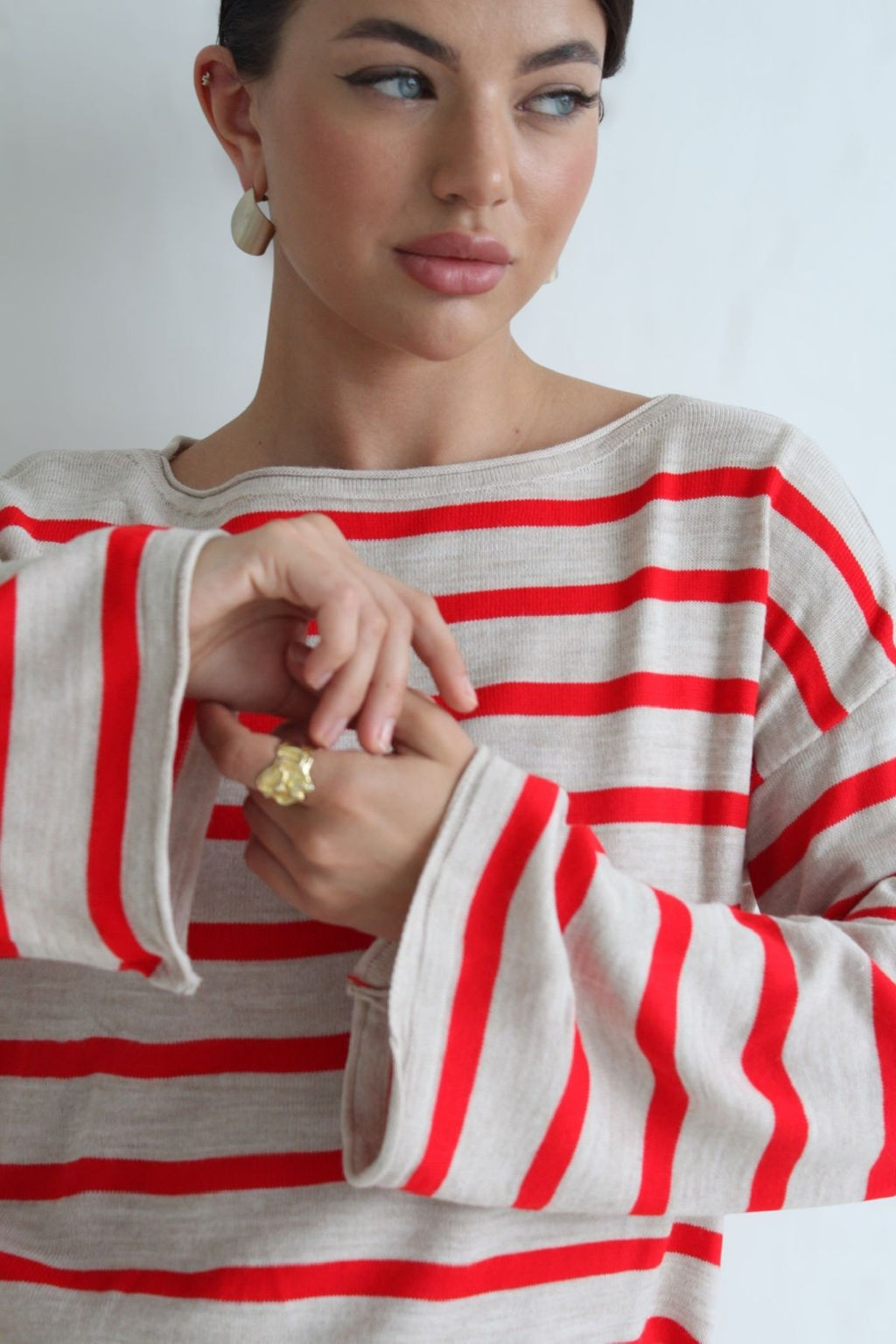 10695 Джемпер в полоску - Martichelli фото 37