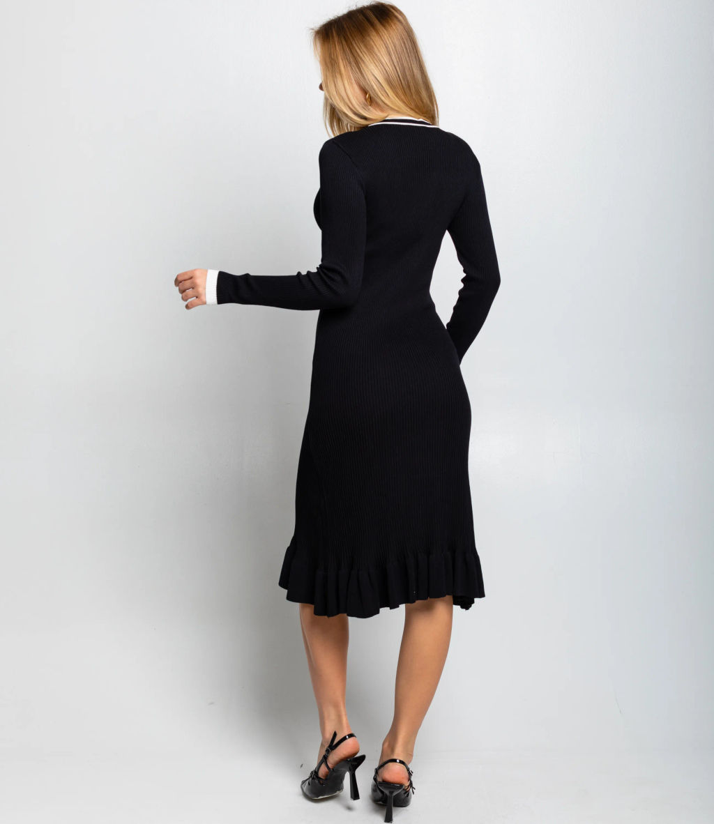 Платье #КТ5904, чёрный - Dommod фото 4